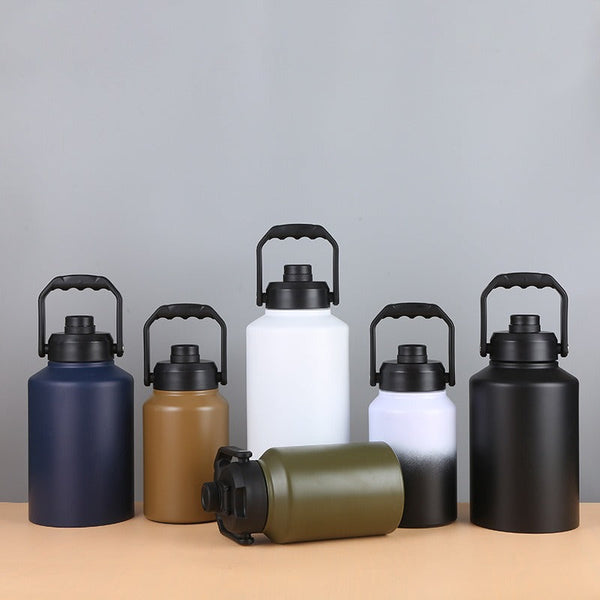 Double-Wall Insulated Stainless Steel Water Jug