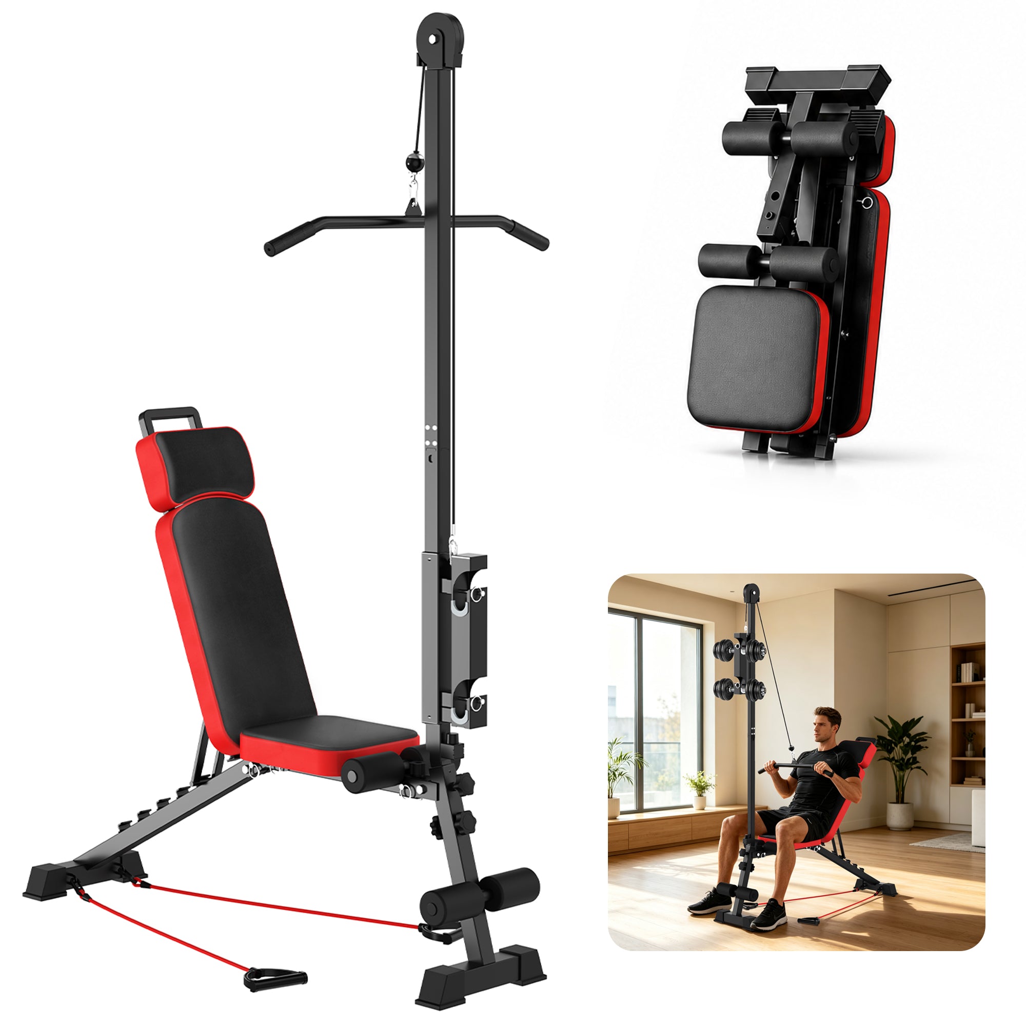Multi-Functional Adjustable Weight Bench
