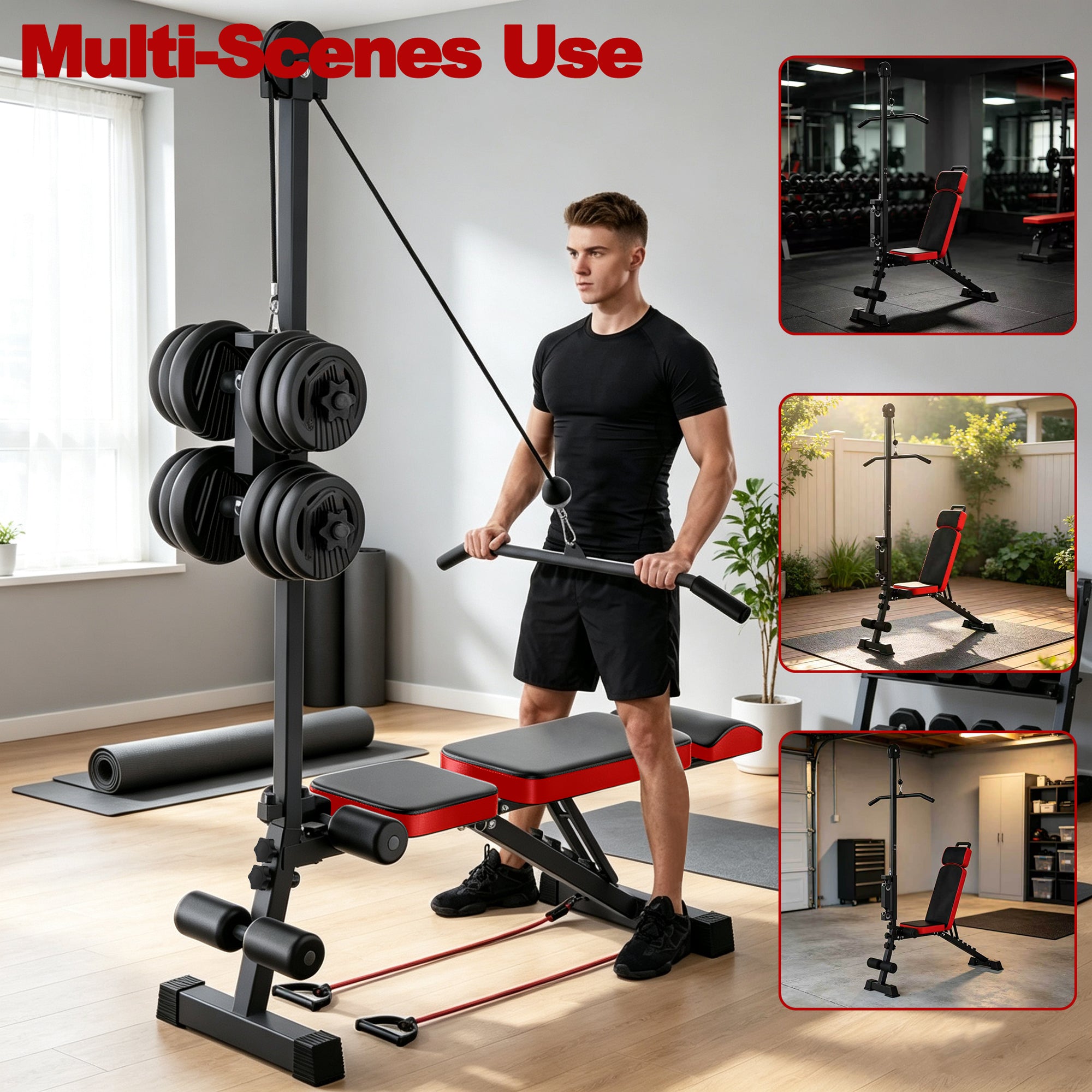 Multi-Functional Adjustable Weight Bench