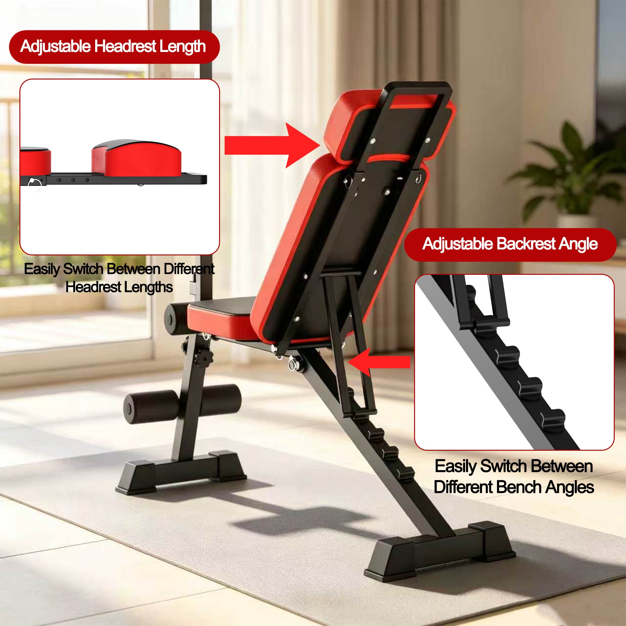 Multi-Functional Adjustable Weight Bench