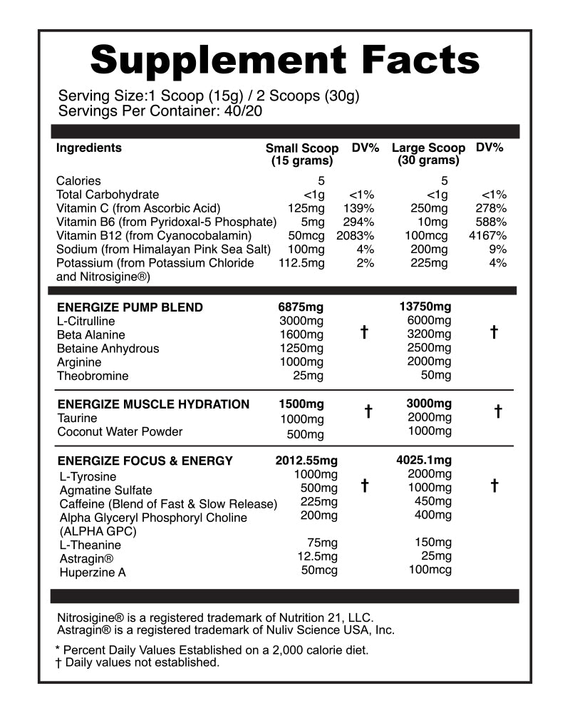Complete Pre-Workout & Pump Blend