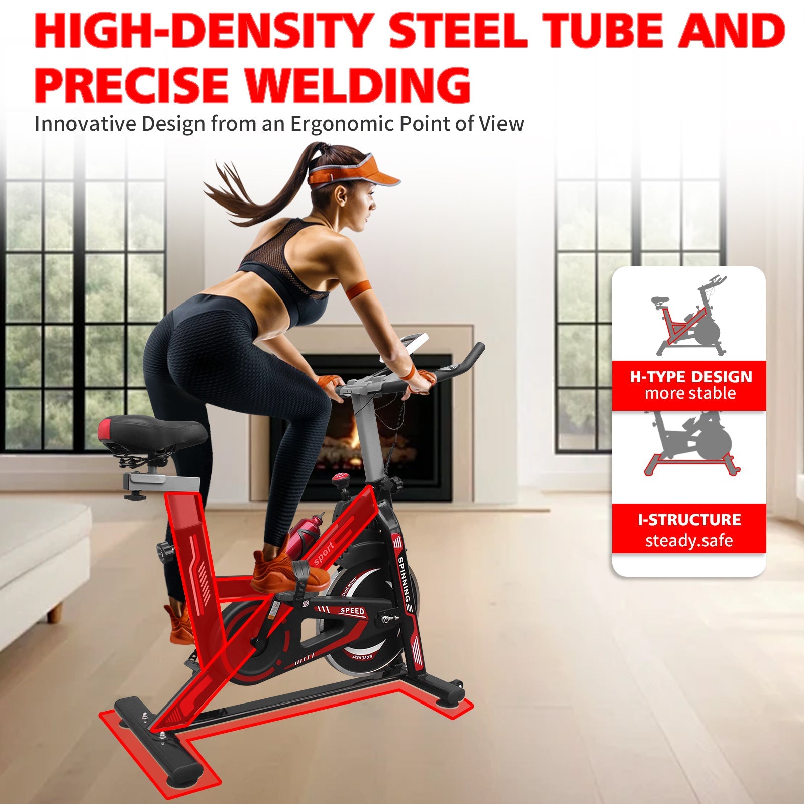 Indoor Exercise Cycling Bike