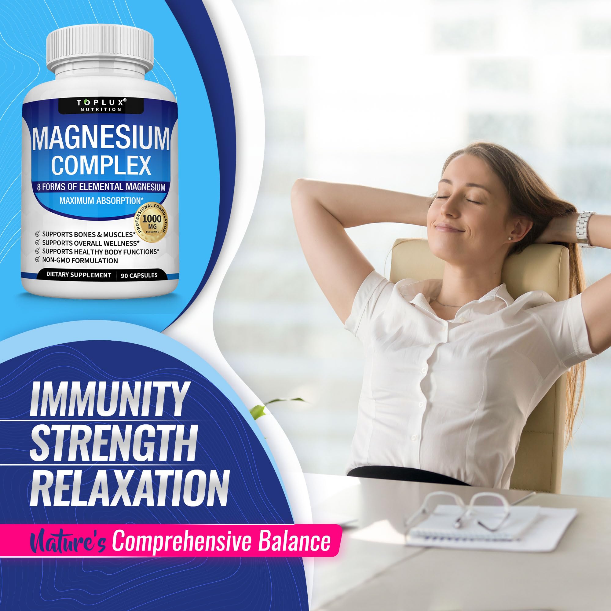 Magnesium Complex 8-Elemental 1000mg