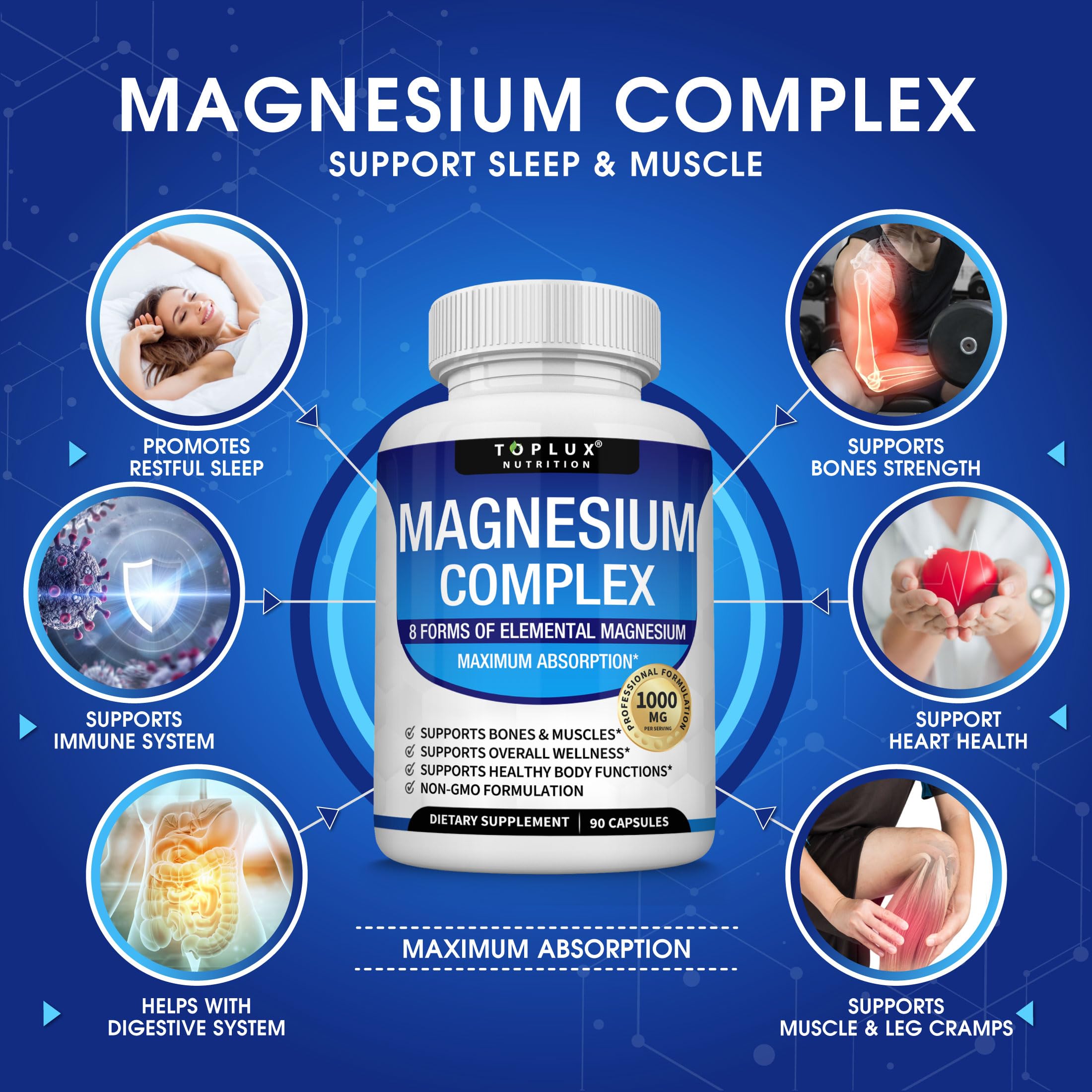 Magnesium Complex 8-Elemental 1000mg