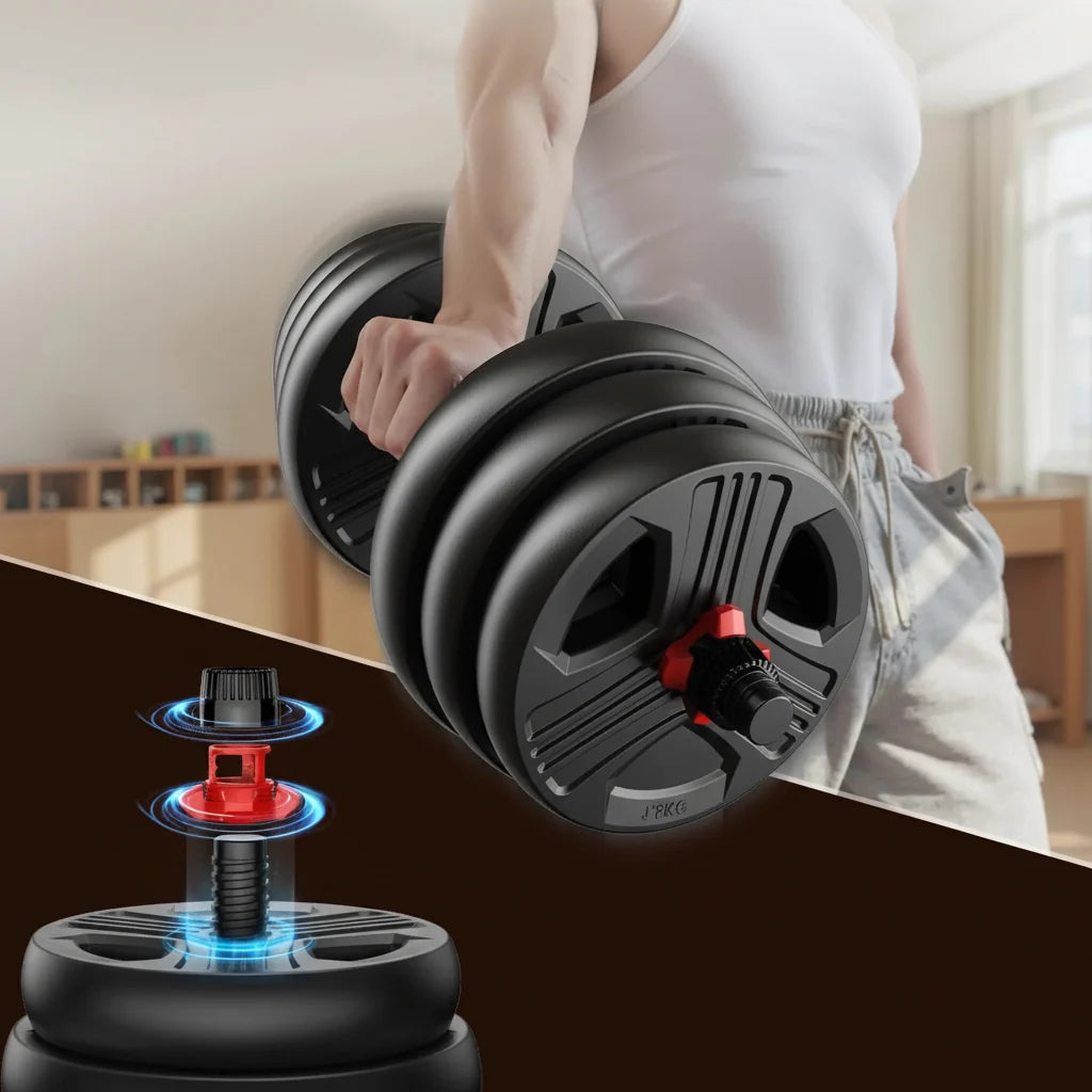 5-in-1 Adjustable Dumbbell & Kettlebell Set