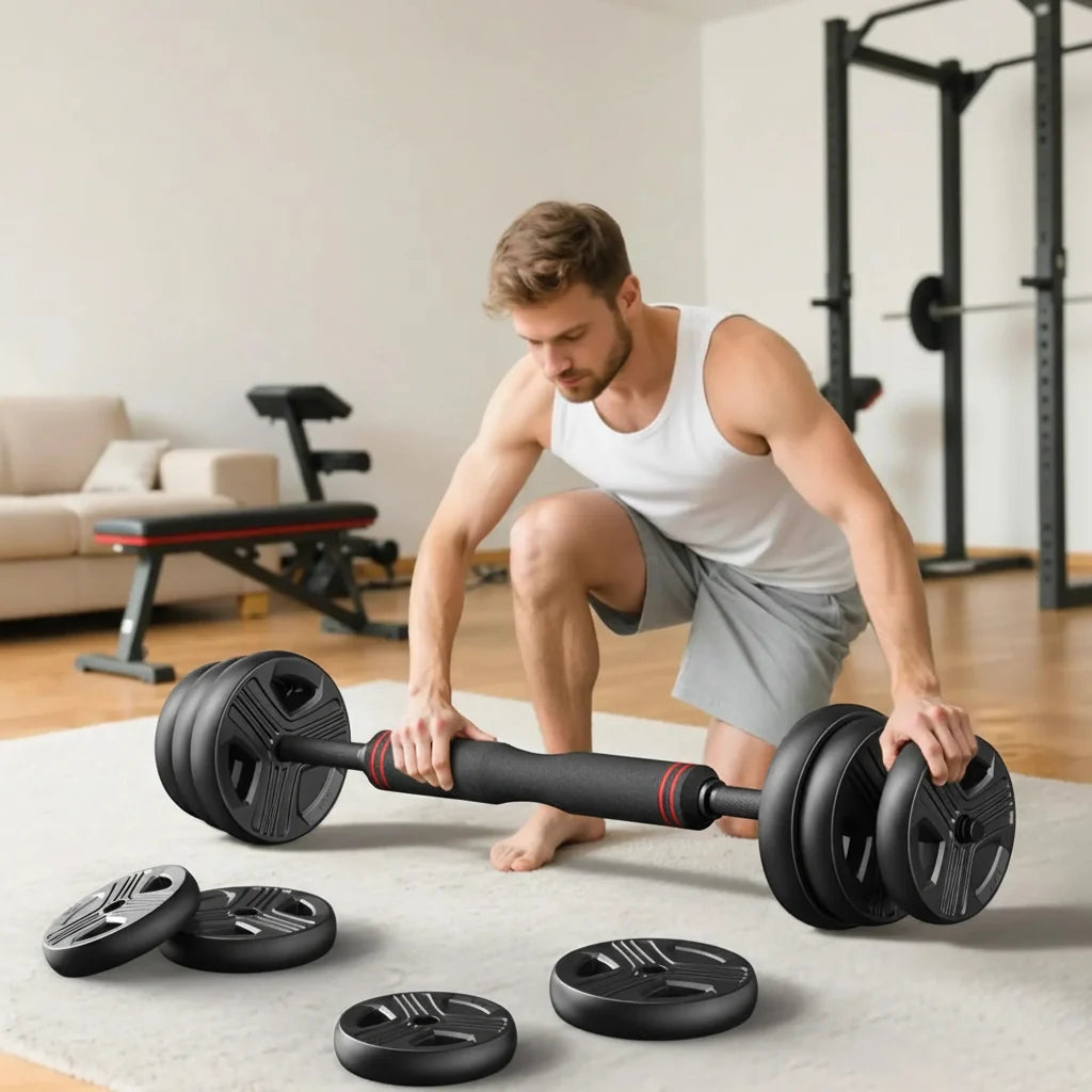 5-in-1 Adjustable Dumbbell & Kettlebell Set