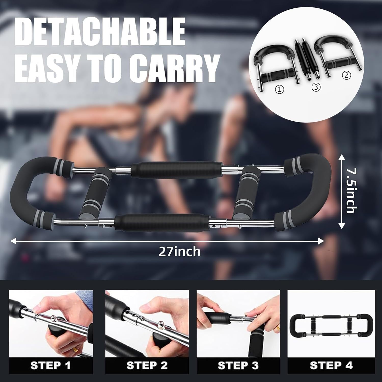 Adjustable U-Shaped Chest Strength Trainer