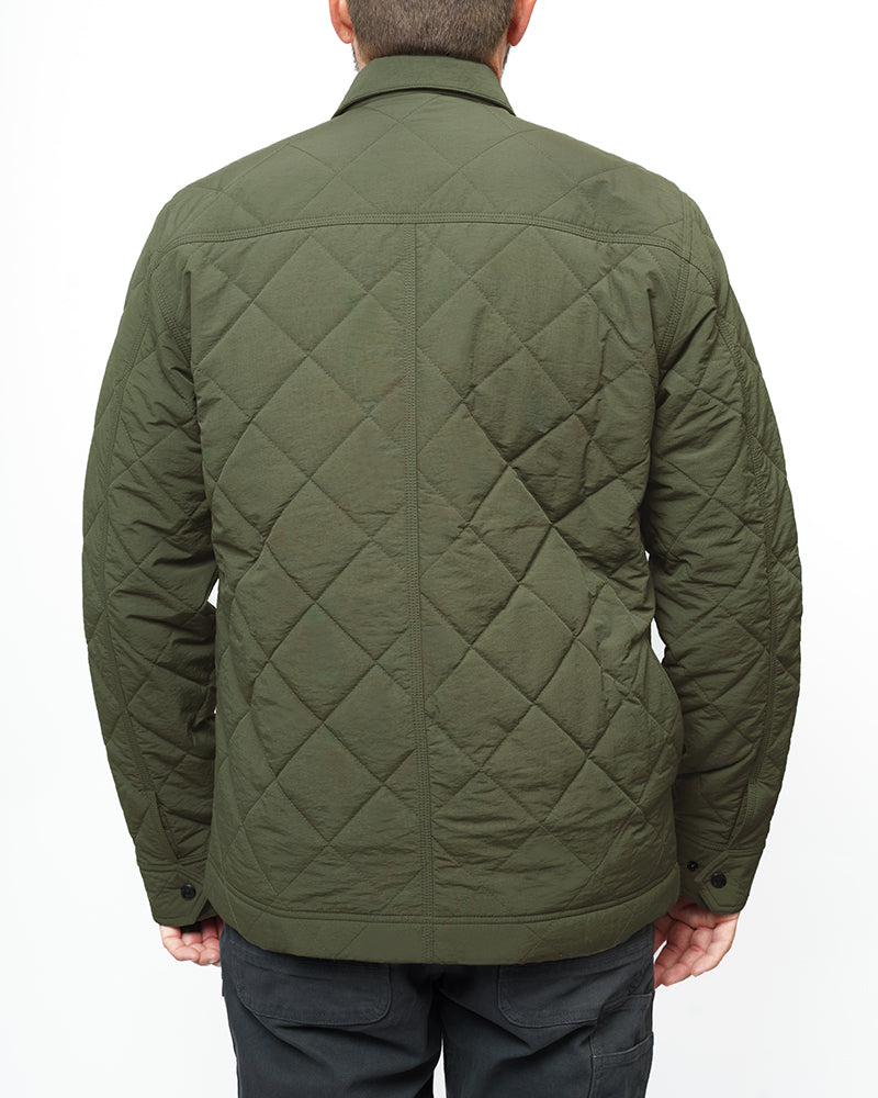 OFF THE GRID Ignite Quilted Jacket - Dark Olive