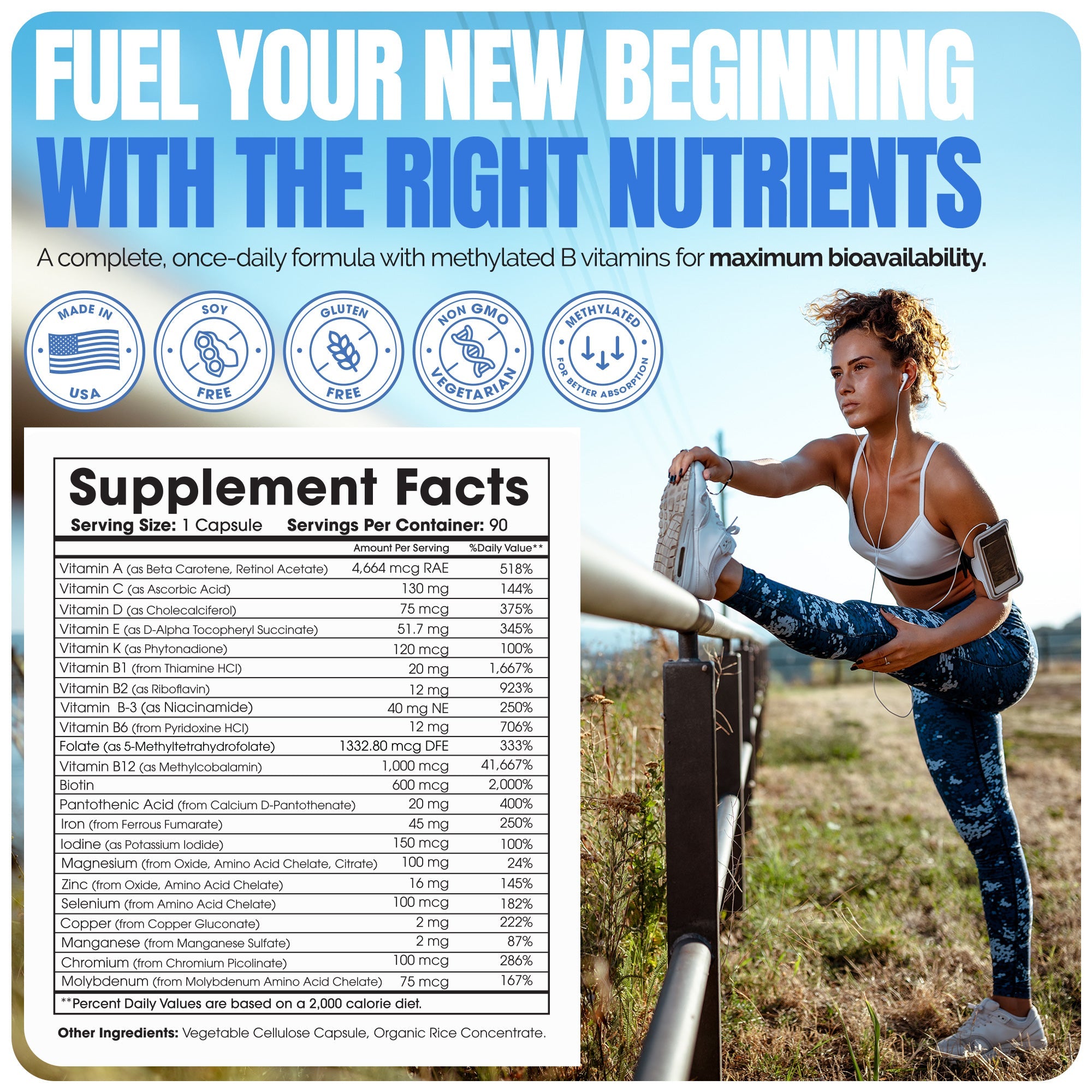Methylated Bariatric Multivitamin with Iron