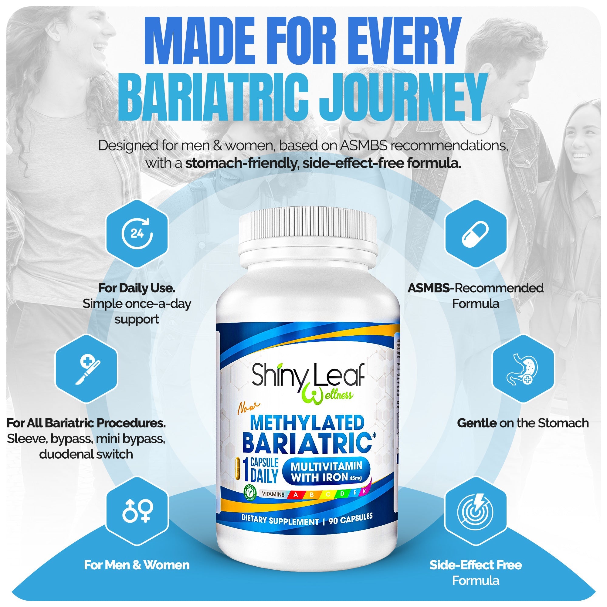 Methylated Bariatric Multivitamin with Iron