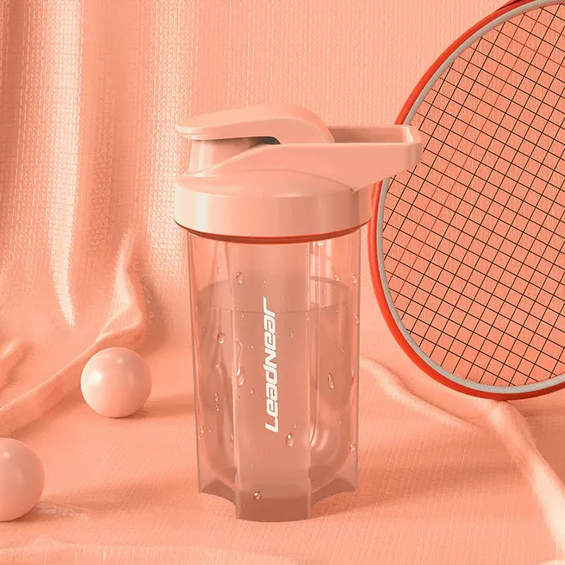 Portable 500ml Fitness Shaker Bottle