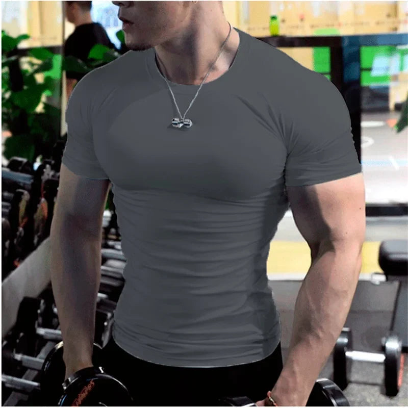 Men's Compression Quick-Dry Fitness Tee