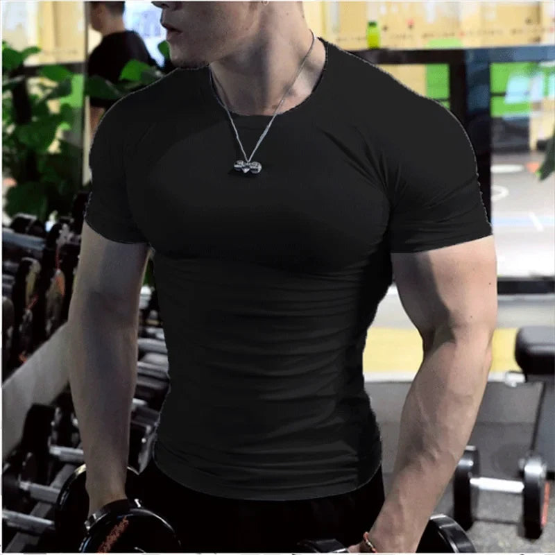 Men's Compression Quick-Dry Fitness Tee