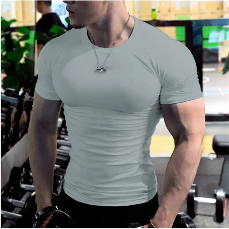 Men's Compression Quick-Dry Fitness Tee