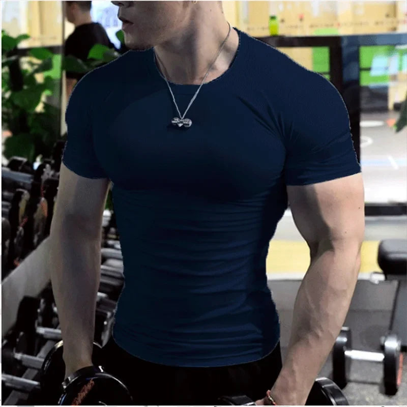 Men's Compression Quick-Dry Fitness Tee