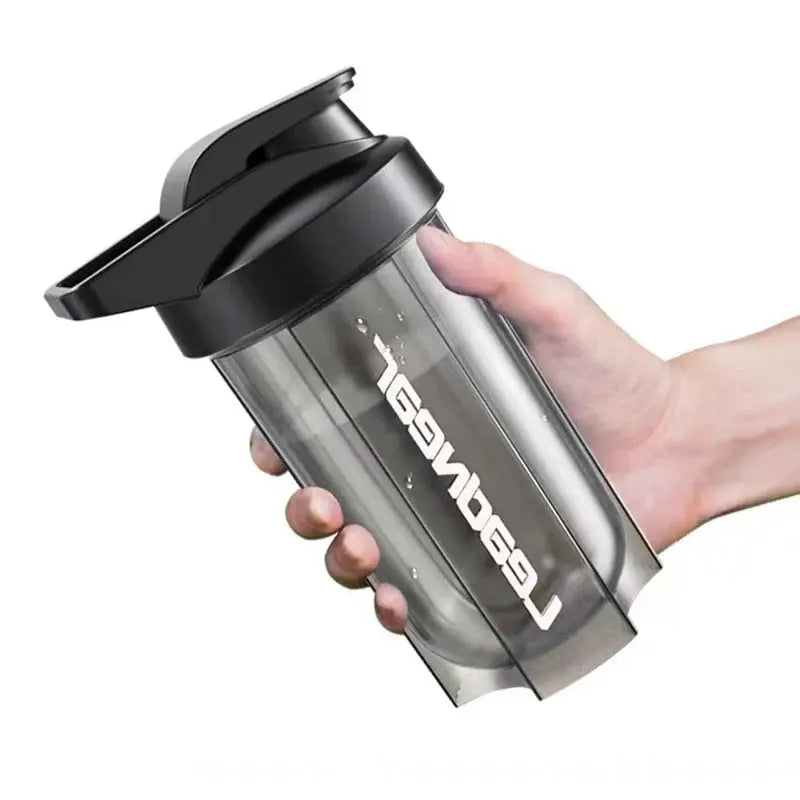 Portable 500ml Fitness Shaker Bottle