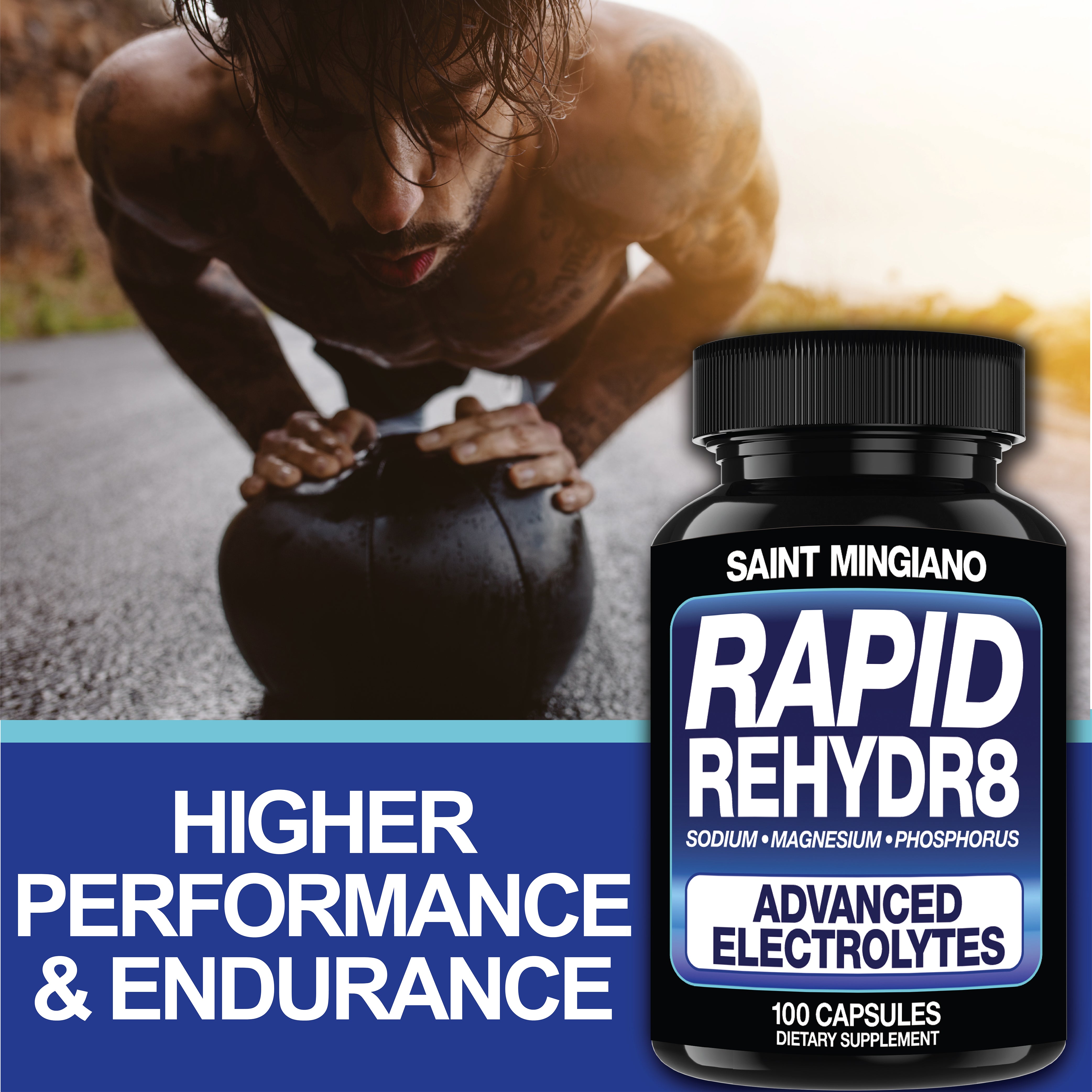 Rapid Rehydr8 Electrolyte Supplement Capsules