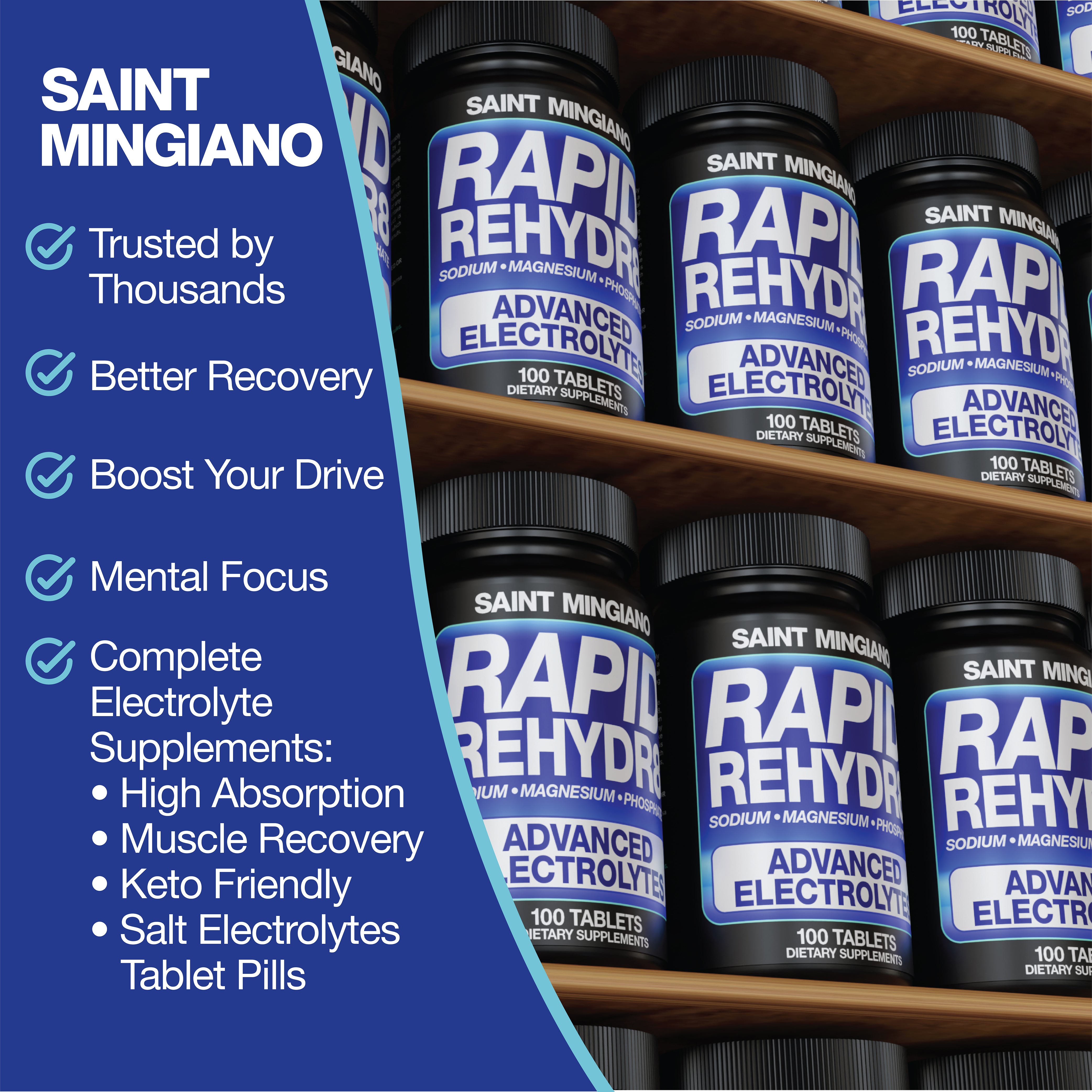 Rapid Rehydr8 Electrolyte Supplement Capsules