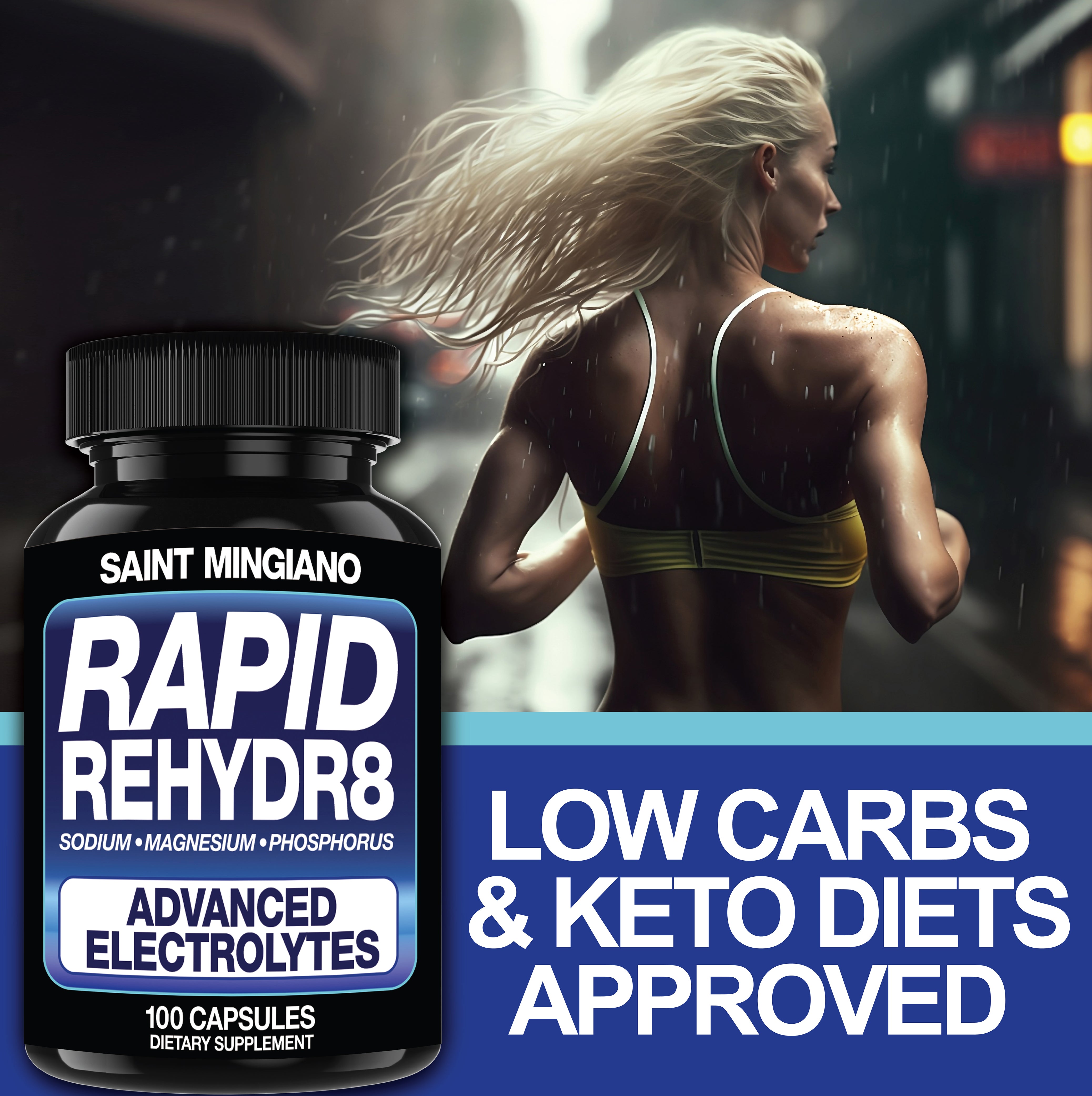 Rapid Rehydr8 Electrolyte Supplement Capsules