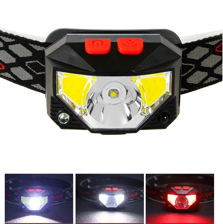 Rechargeable USB LED Motion Sensor Headlamp