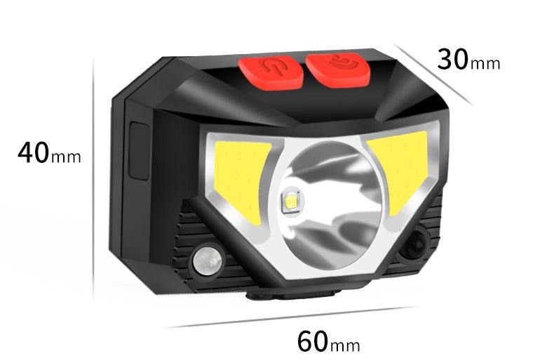Rechargeable USB LED Motion Sensor Headlamp