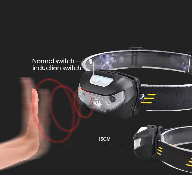 Rechargeable USB LED Motion Sensor Headlamp