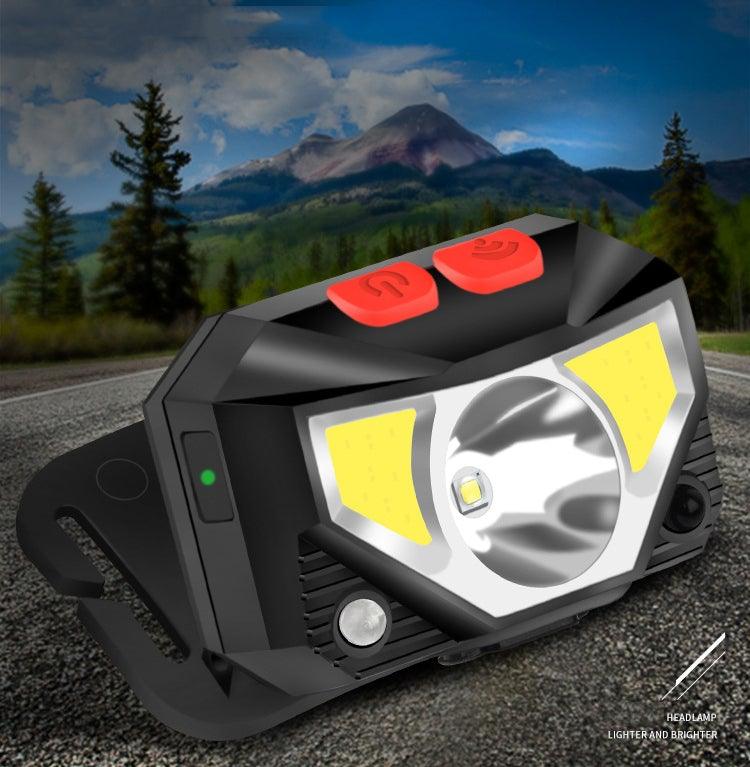 Rechargeable USB LED Motion Sensor Headlamp